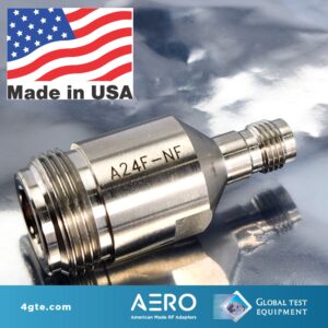 Aero 2.4mm Female to Type N Female Adapter, Made in the USA