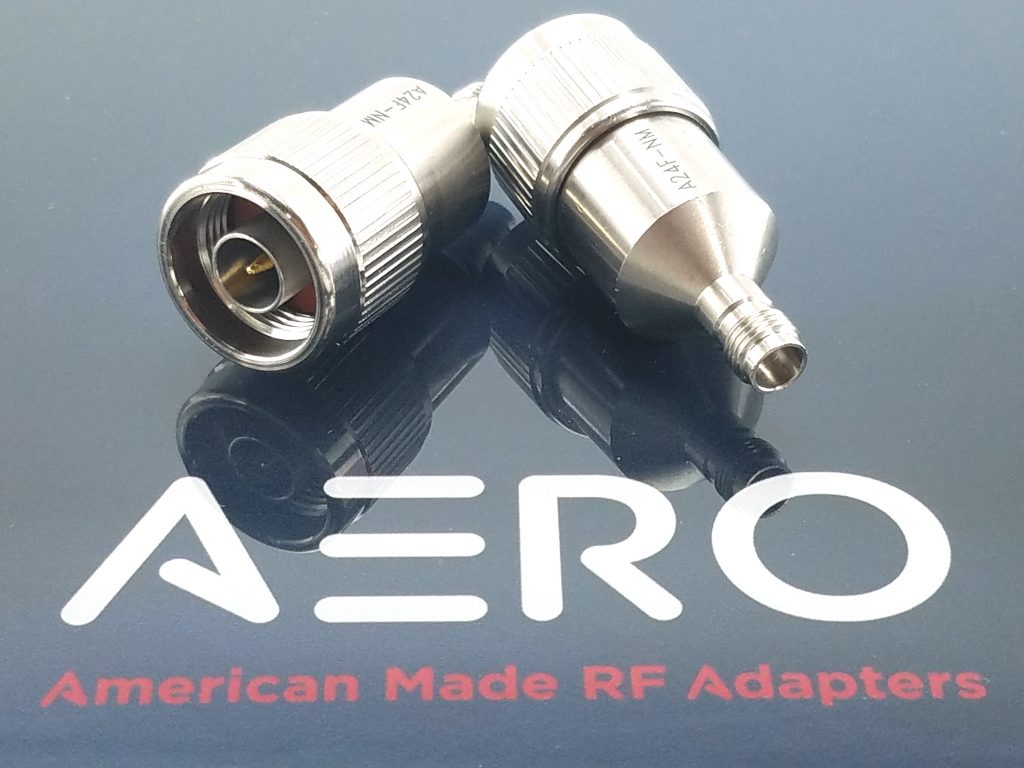 Aero 2.4mm Female to Type N Male Adapter, Made in the USA