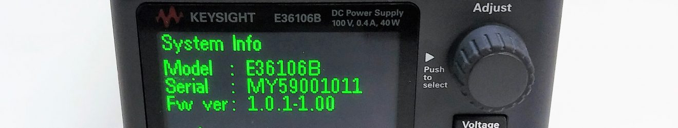 HP/Agilent E36106B DC power supply, single-output, 100 V, 0.4 A, 40 W