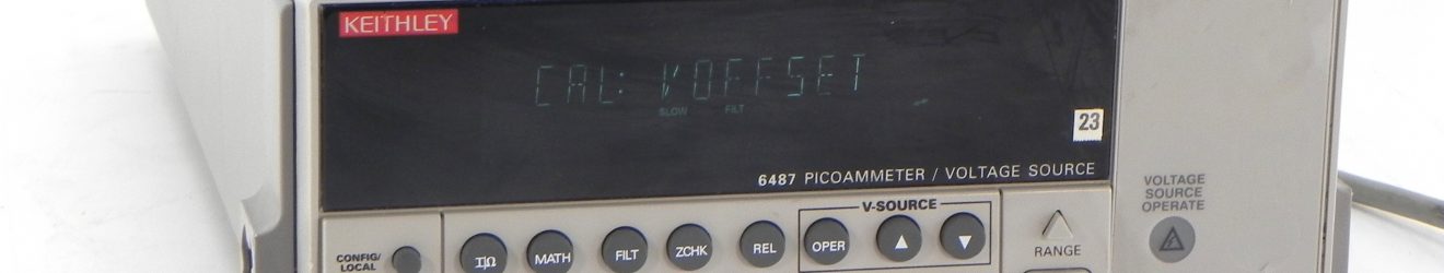 Keithley 6487 5.5 Digit Picoammeter Voltage Source