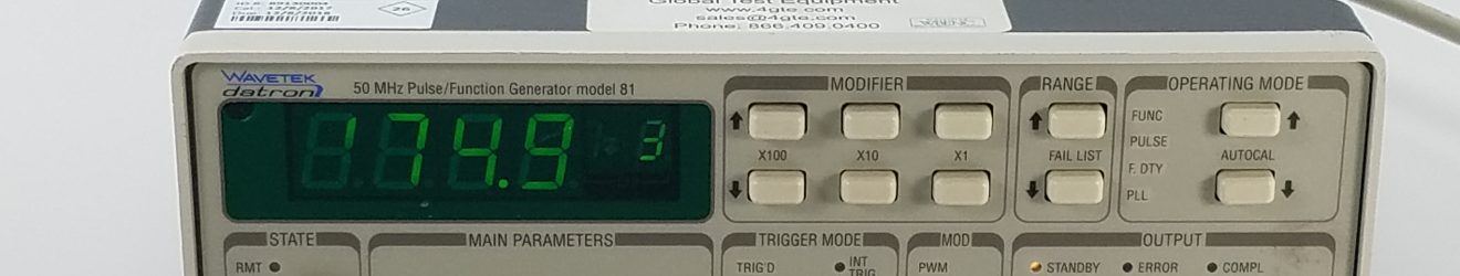 Wavetek 81 50 MHz Pulse Function Generator