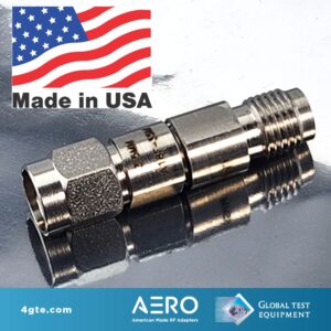 Aero 1.85mm Female to 3.5mm Male Adapter, Made in the USA