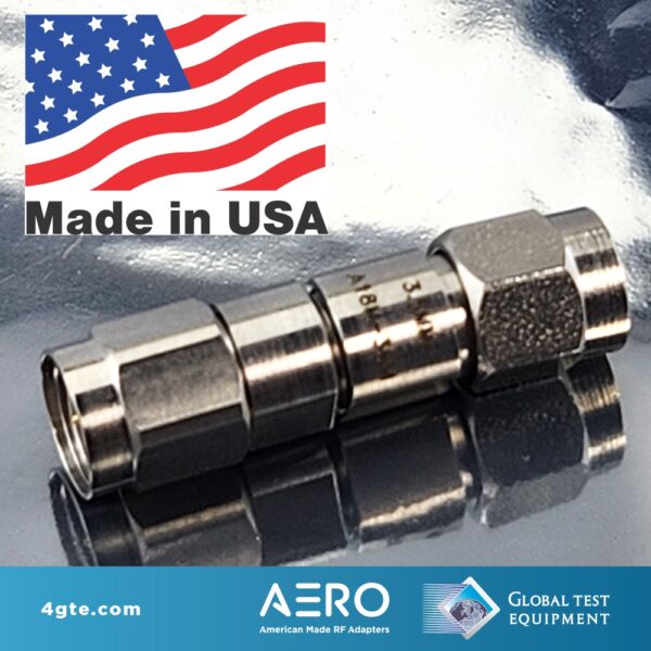 Aero 1.85mm Male to 3.5mm Male Adapter, Made in the USA