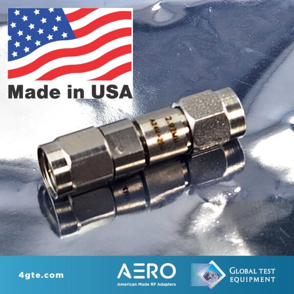 Aero 2.4mm Male to 2.92mm Male Adapter, Male in the USA