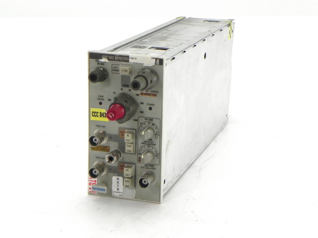 Tektronix AM502 Amplifier, Differential - Global Test Equipment
