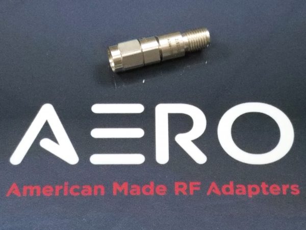 Aero Adapter 2.4mm Male - 2.92 Female Adapter, 40 GHz, Made in USA A24M-29F