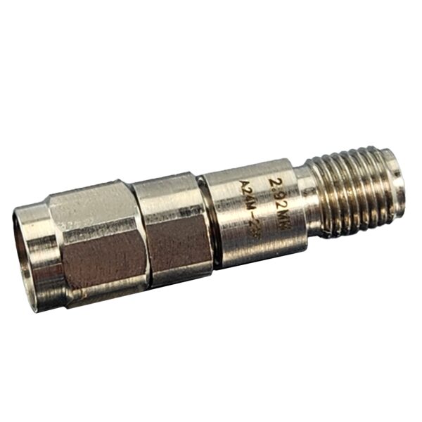 Aero Adapter 2.4mm Male - 2.92 Female Adapter, 40 GHz, Made in USA A24M-29F