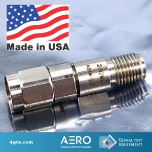 Aero 2.4mm Male to 2.92mm Female Adapter, Made in the USA