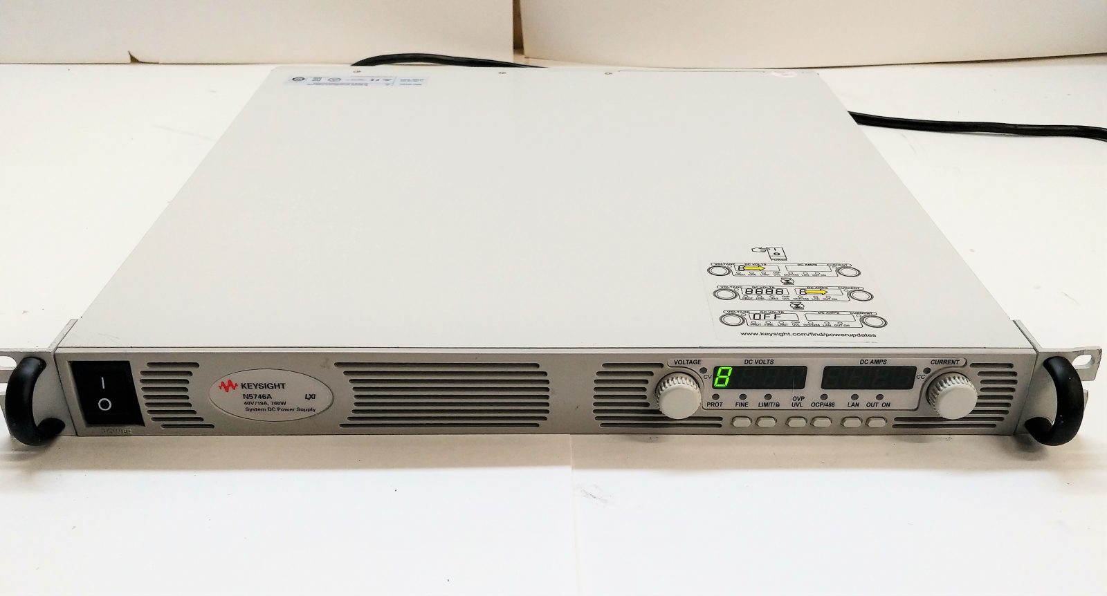 HP/Agilent N5746A DC System Power Supply, 40V, 19A, 760W Global Test