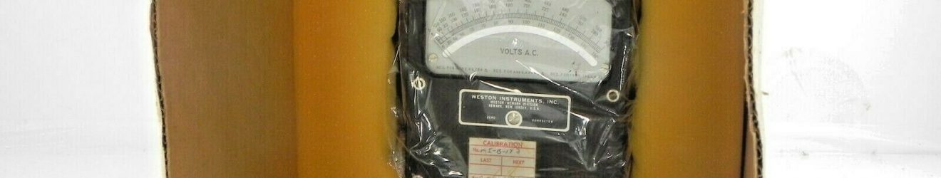 Weston Instruments 433 Voltmeter AC