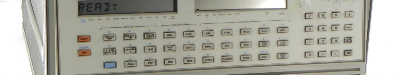 HP/Agilent 3852A Data Acquisition and Control System with 1 Meg Memory