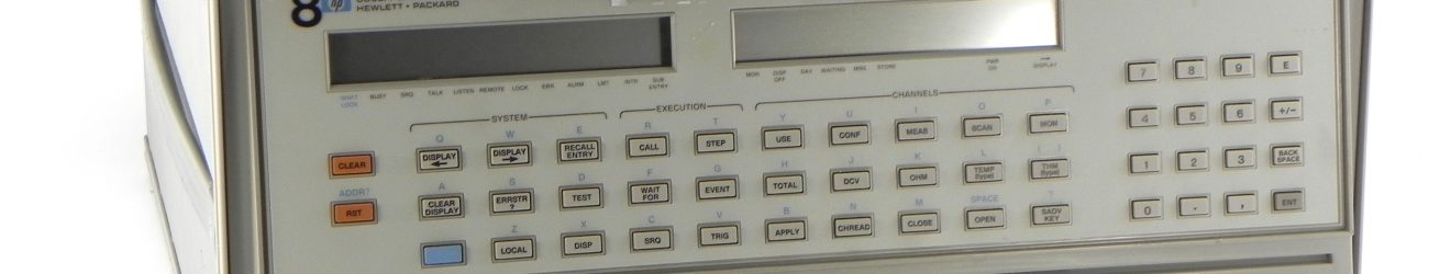 HP/Agilent 3852A Data Acquisition and Control System
