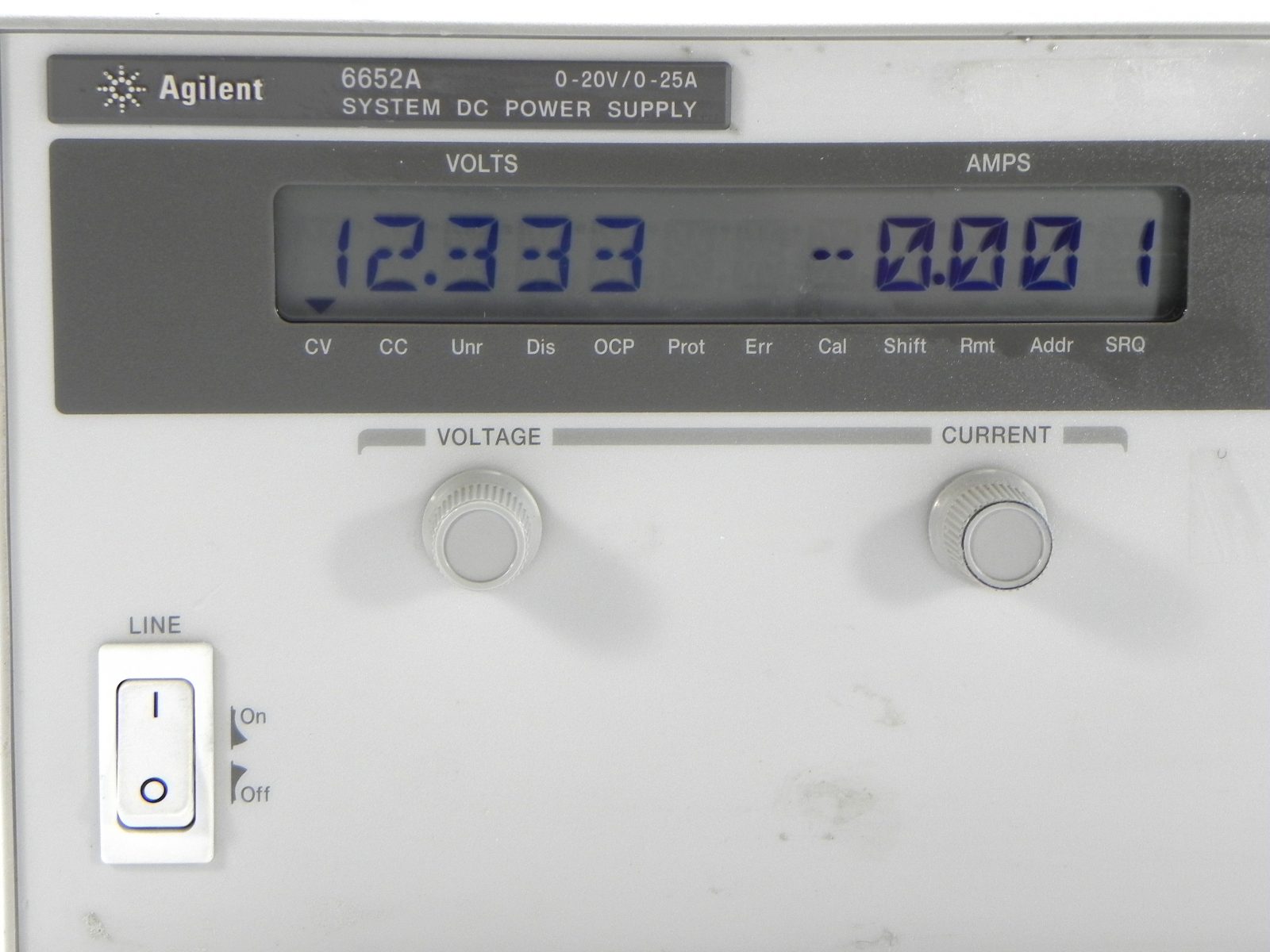Agilent HP 6652A 0-20V/0-25A System DC Power Supply 