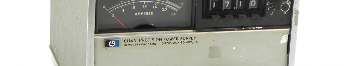HP/Agilent 6114A Voltage Source  0-20V 2A/20-40V 1A DC  with Current Dial