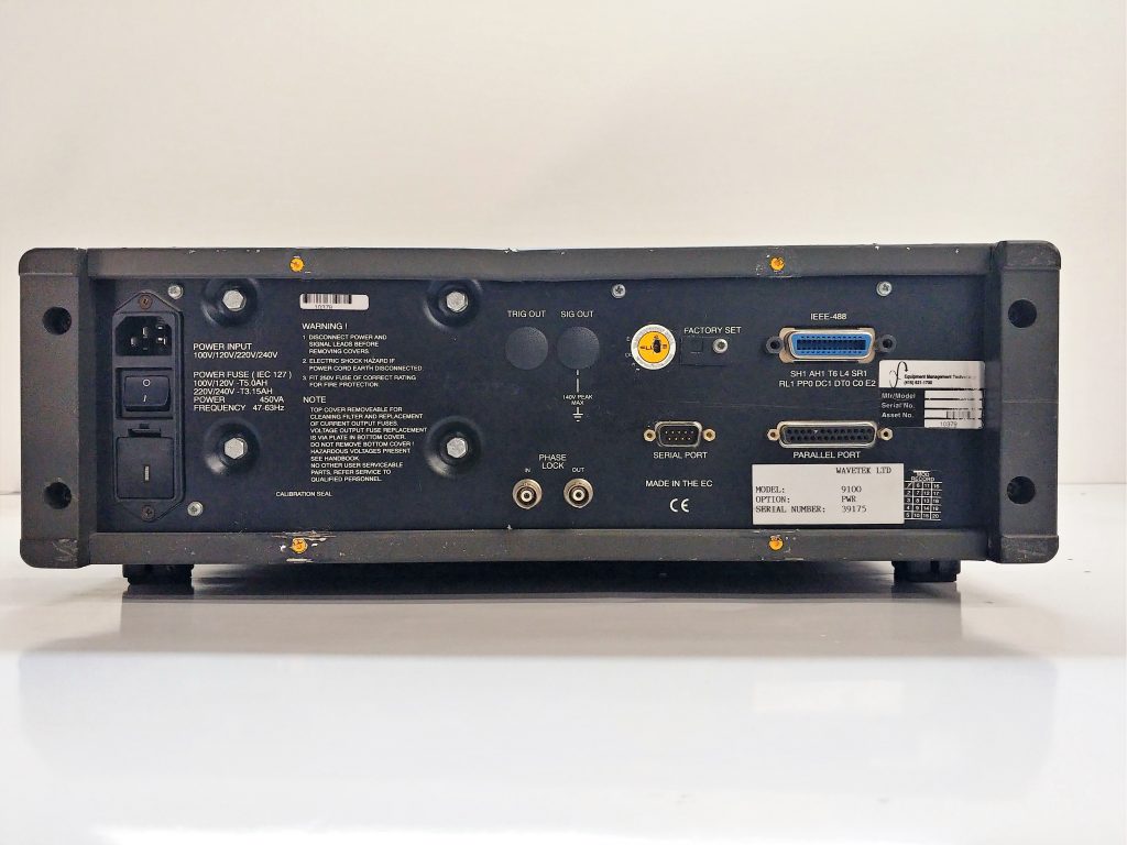 Wavetek9100SN39175Rear