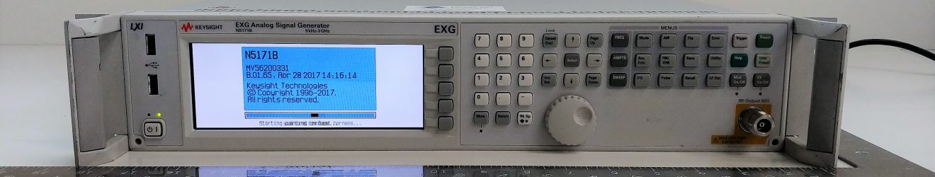 Keysight N5171B-503/1CP EXG X-Series RF Analog Signal Generator, 9 kHz to 6 GHz
