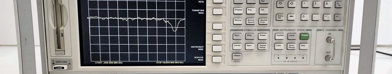 HP/Agilent Keysight 8722ES S-parameter Vector Network Analyzer, 50 MHz to 40 GHz with Options 1D5/010/089/400