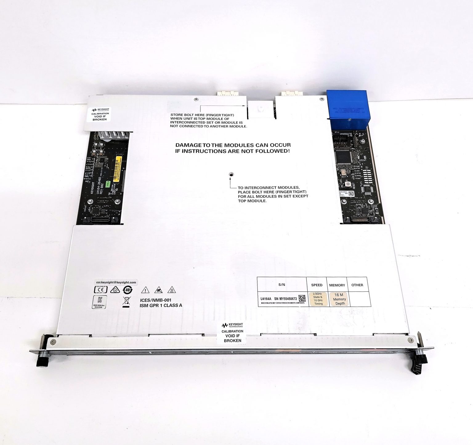 Keysight U4164A with Options U4201A/016/02G Logic Analyzer Module, 4 Gb