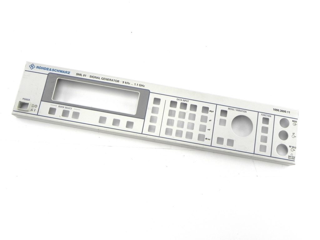 Sml01 Rohde & Schwarz SML01 Front Panel, Front Panel for SML 01 1090.3000.11 ...