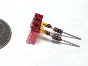 Tektronix 020-2601-01 Short Flex Tip-Clip Assembly for Large Resistors 1/8W