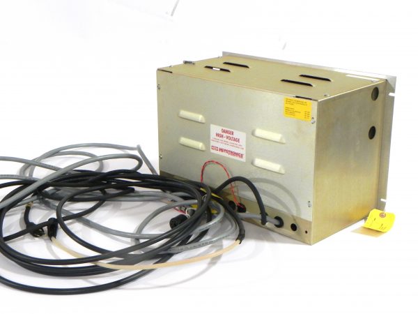Hipotronics 875-13-A High Power DC Power Supply, 75kV, 13mA, 1KW, Rackmount Controller with Square, Oil Insulated High Voltage Section. Single Phase, 120V 50/60 Hz.