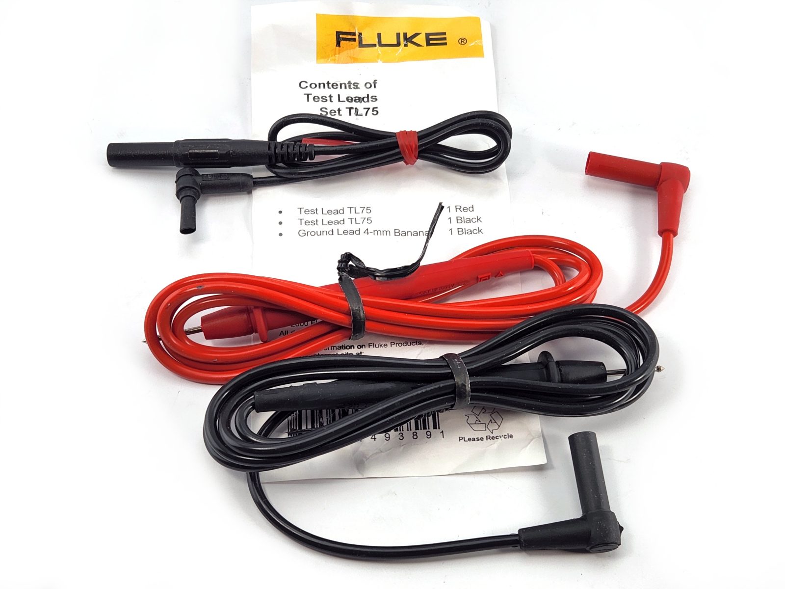 Fluke TL75 Test Lead Set Global Test Equipment