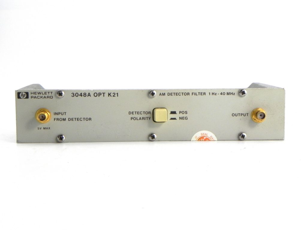 Keysight 3048A-K21 AM detector Filter 1 Hz - 40 MHz for 3048A Phase Noise System