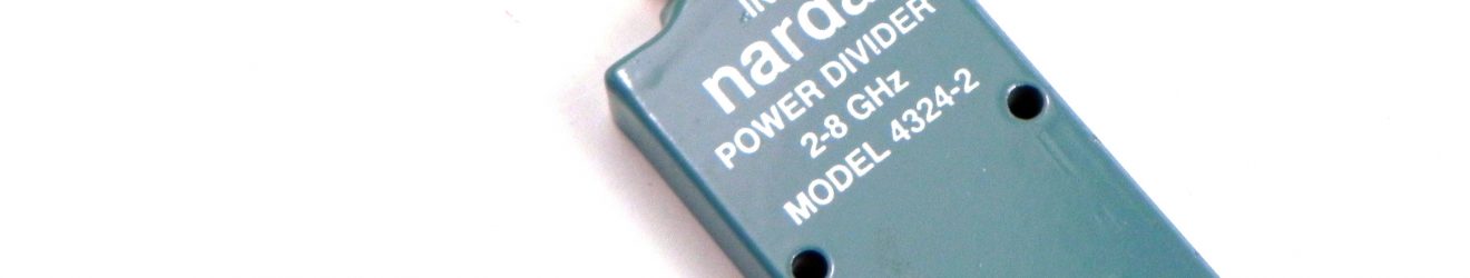 Narda 4324-2 Wilkinson Power Divider, 2-Way, 2-8 GHz, SMA (f) – all ports