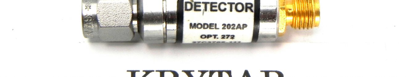 Krytar 202AP Linear Detector, 10MHz Min, 26500MHz Max, 20dBm Input Power-Max