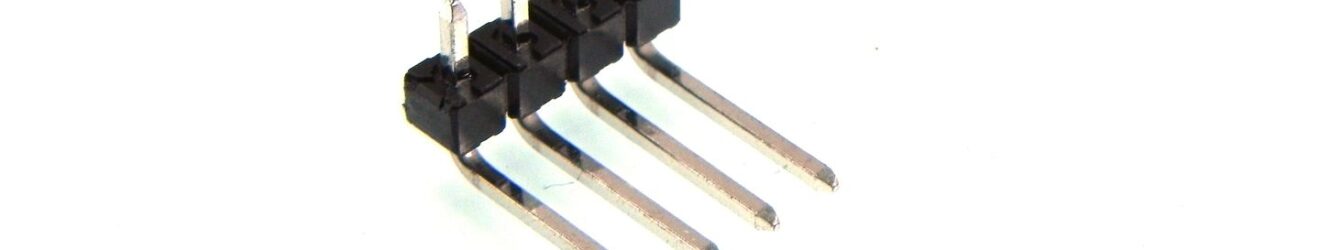 Molex 22-28-6040 Lot of 143, KK 254 Breakaway Header, Right-Angle, 4 Circuits, Tin (Sn) Plating, Mating Pin Length 9.17mm (.361″)