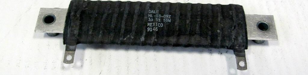 Dale HL-55-09Z-4ohm Lot of 14, Wirewound Resistors – Chassis Mount 55-watt 4-ohm 5%