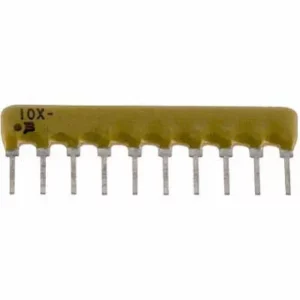 Bourns 4610X-102-102LF Lot of 140, 1k Ohm ±2% 300mW Power Per Element Isolated 5 Resistor Network/Array ±100ppm/°C 10-SIP