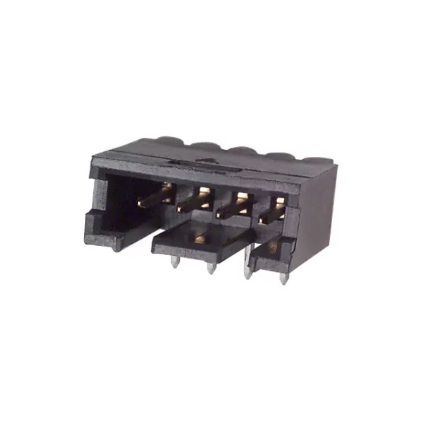 TE Connectivity 5-102203-1 Lot of 100, Connector Header Through Hole, Right Angle 4 position 0.100" (2.54mm)