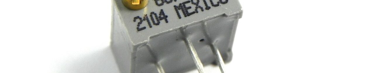 BI Technologies 66PR1KLF Lot of 4, Trimmer Resistors – Through Hole 1/2W 1K Ohms 10% MULTI TURN