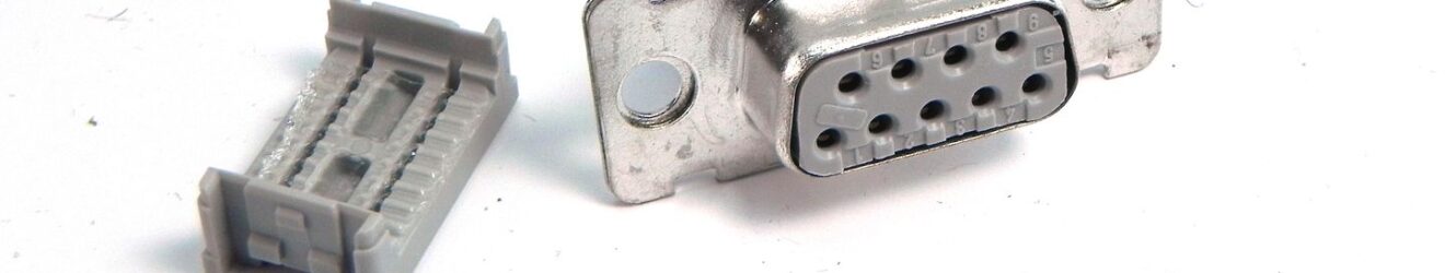 3M 8309-6000 Lot of 35, 9-Pos D-Sub Connector, Female Sockets, Panel Mount