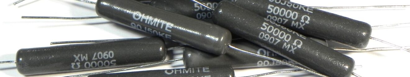 Ohmite 90J50KE Lot of 15 – Wirewound Resistors – Through Hole 11watt 50K 5% Axial