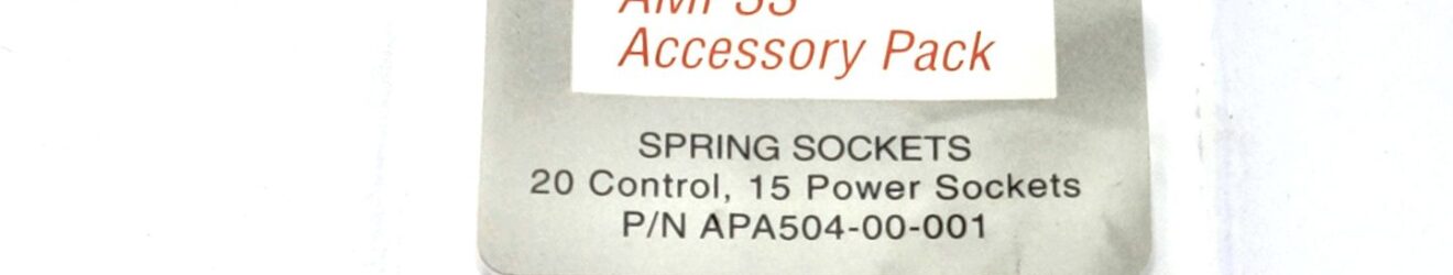 Artesyn APA504-00-001 Lot of 20, AMPSS Accessory Pack of Socket Springs (20-CONTROL/15-PWR)