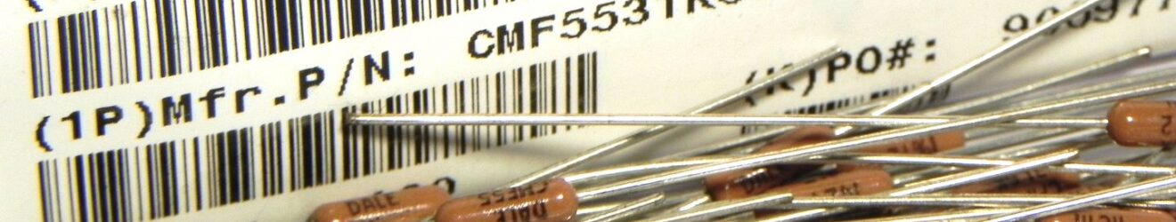 Vishay CMF5531K600FHEK Lot of 90, 31.6 kOhms Ã‚Â±1% 0.5W, 1/2W Through Hole Resistor Axial