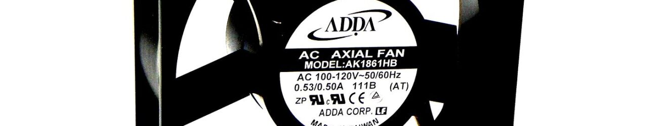 ADDA AK1861HB-AT Axial Fan, 180MM x 180MM x 65MM, 115VAC, 500MA