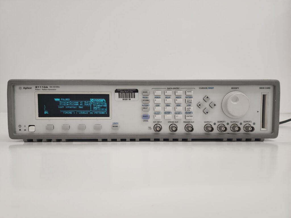 HP/Agilent 81110A Pulse Pattern Generator, 165/330 MHz Sell, Rent