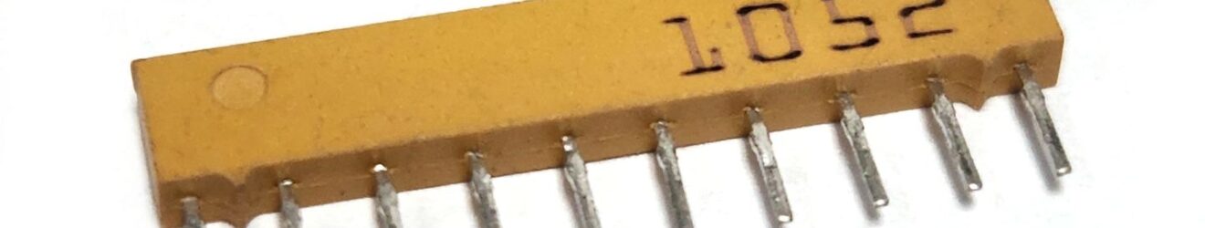 Dale M8340109K1001GG Lot of 16, Resistor Network 1Kohm, 2%, 0.8W Ã‚Â±100ppm/C Ceramic 10-Pin