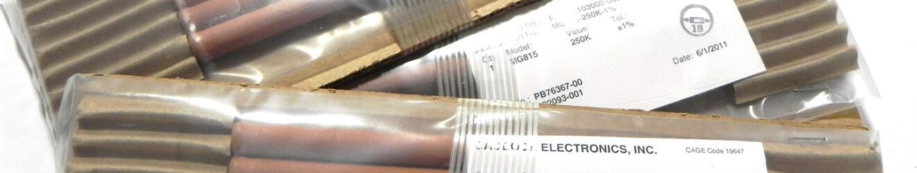 Caddock MG815-250K-1% Lot of 11, High Voltage Resistor, 30 kV, 250Kohm, 15W, 1%