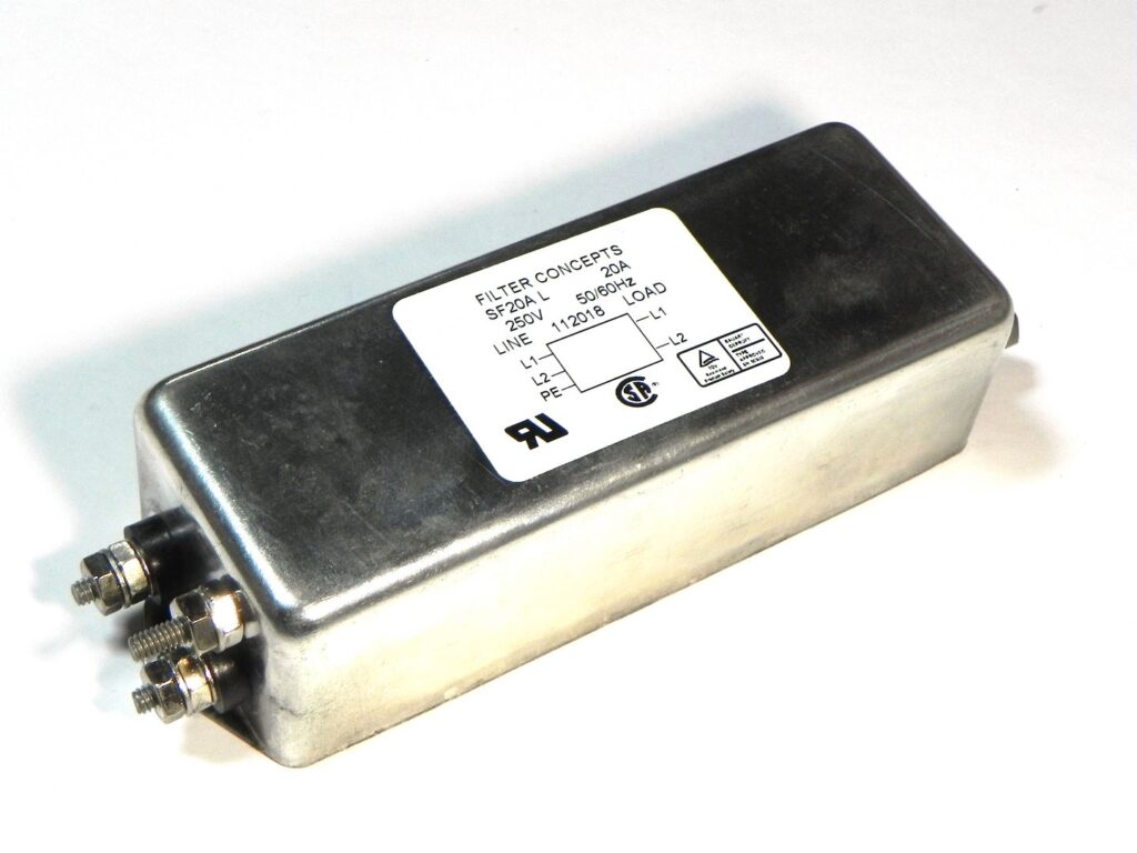 Filter Concepts SF20AL Single Phase EMC/EMI Line Filter 20 A 250VAC 50