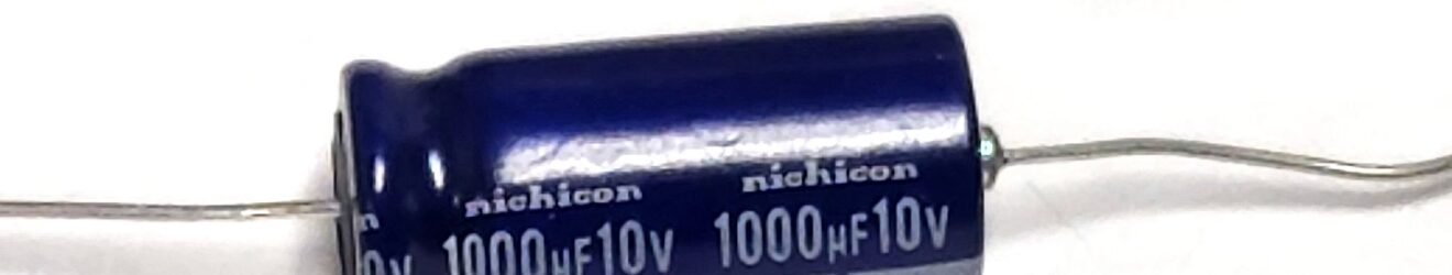 Nichicon TVX1A102MCD Lot of 17, 1000 Ã‚ÂµF 10 V Aluminum Electrolytic Capacitors Axial, Can 2000 Hrs @ 85Ã‚Â°C