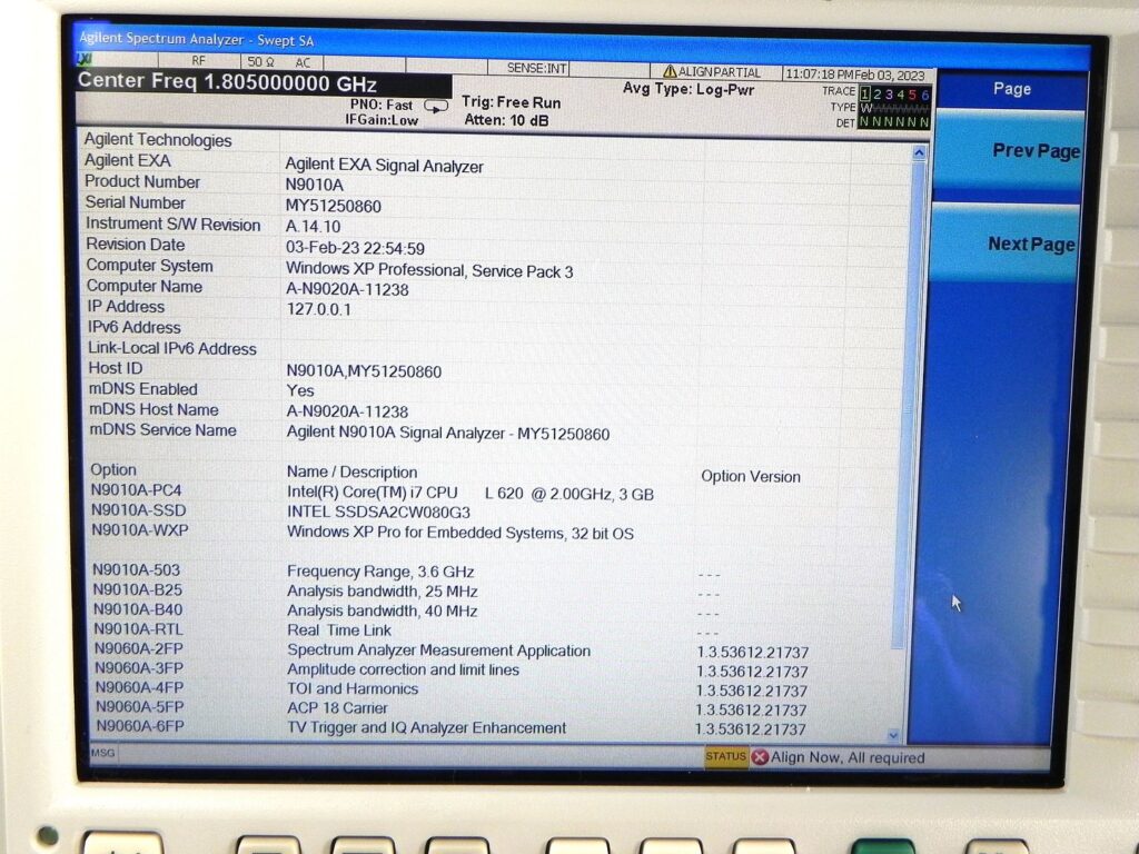 Software N9060A-2FP/3FP/4FP/5FP/6FP/7FP
