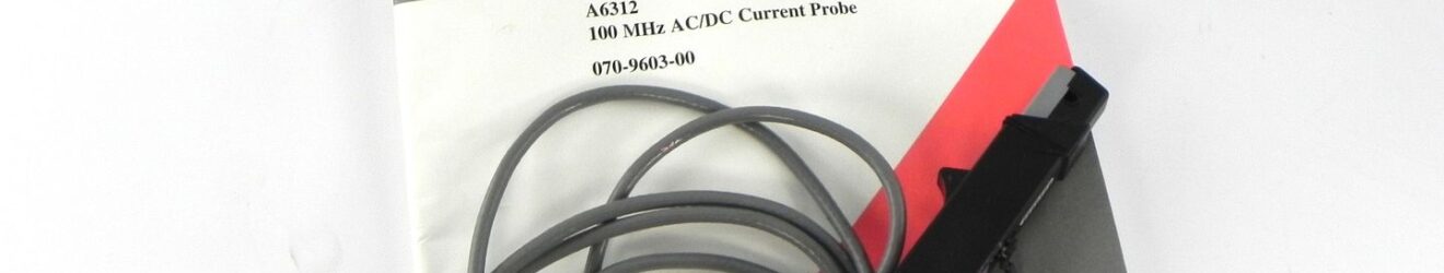 Tektronix A6312 100 MHz AC/DC Current Probe with Instruction Manual