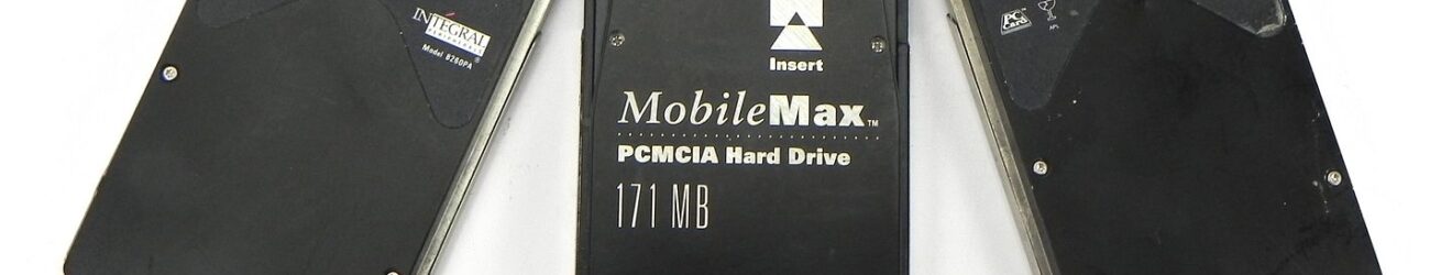 INTEGRAL PCMICA PCMCIA Hard Drive 2ea 260MB, 1ea 171MB Lot of 3
