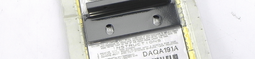 Keysight DAQA191A-FG Dual Flange Kit, 2U /88.1mm, DAQ970A, DAQ973A, 34970A, 34972A, DAQ970A Series