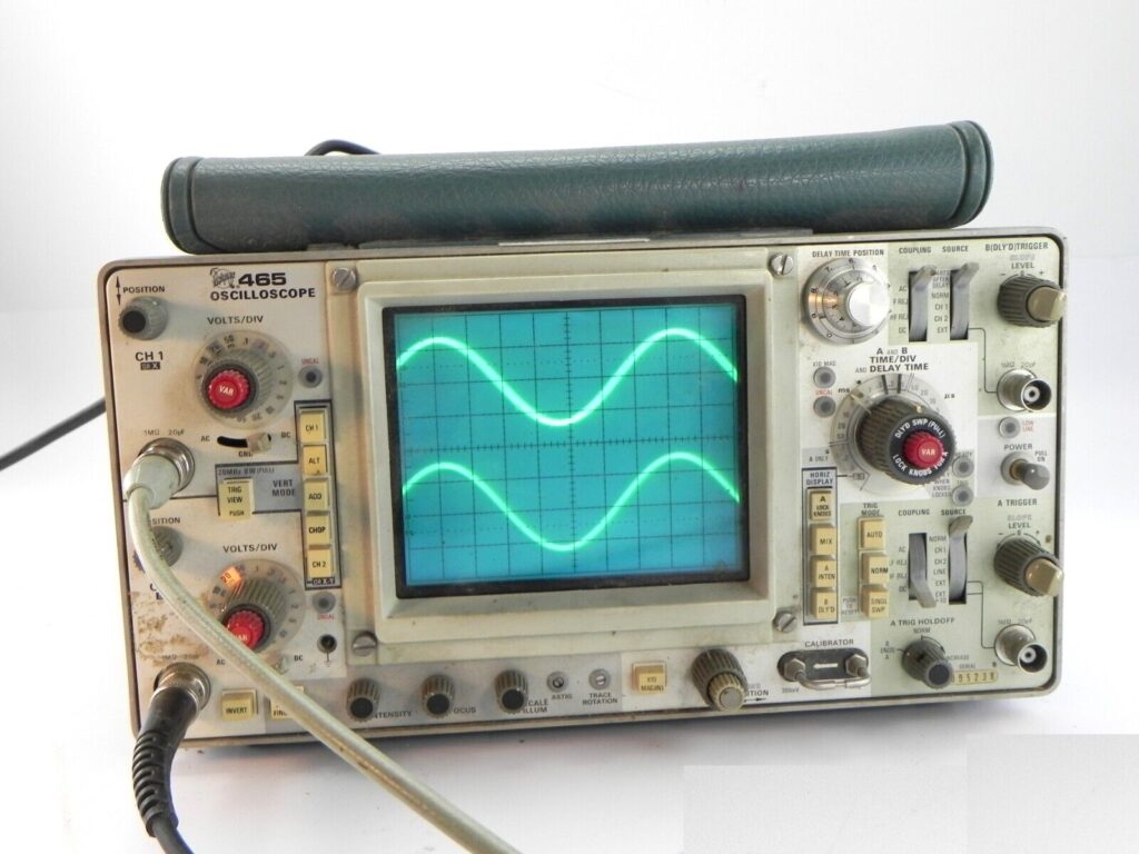 Tektronix 465 Analog Oscilloscope 100MHz Dual Trace 2-Channel - Global ...