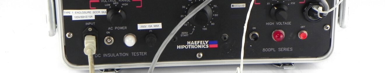 Hipotronics 8120-5PL-A DC Insulation Tester 800PL Series